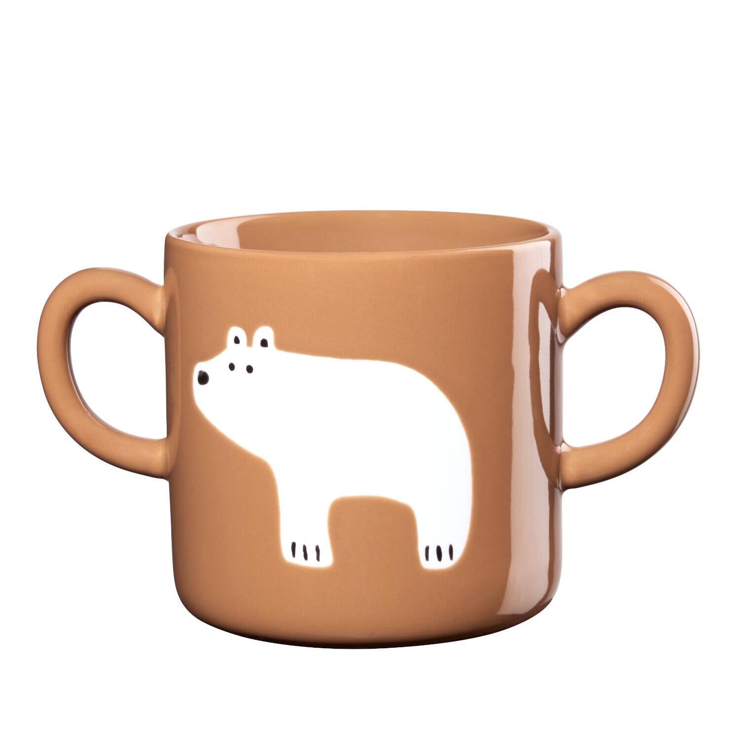Henkelbecher "Bär" - 0,25 l (Braun)