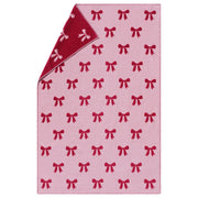 Plaid "CARLA - Schleifen" - 135x200 cm (Rot)