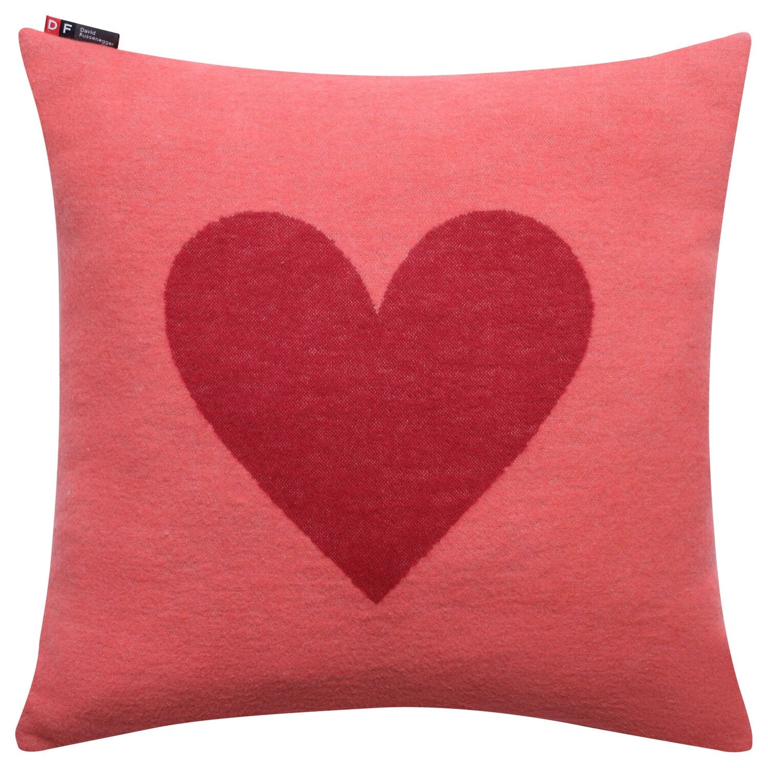 Kissen mit Füllung "SILVRETTA - Herz" - 45x45 cm (Rot)