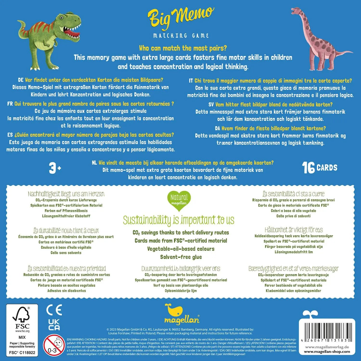 Big Memo Dinosaurs Magellan