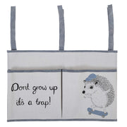 Hängeregal "Don't grow up" - 55x35 cm (Blue)