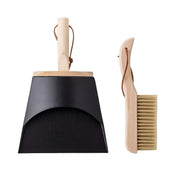 Kehr-Set "Cleaning" (Schwarz/Natur)