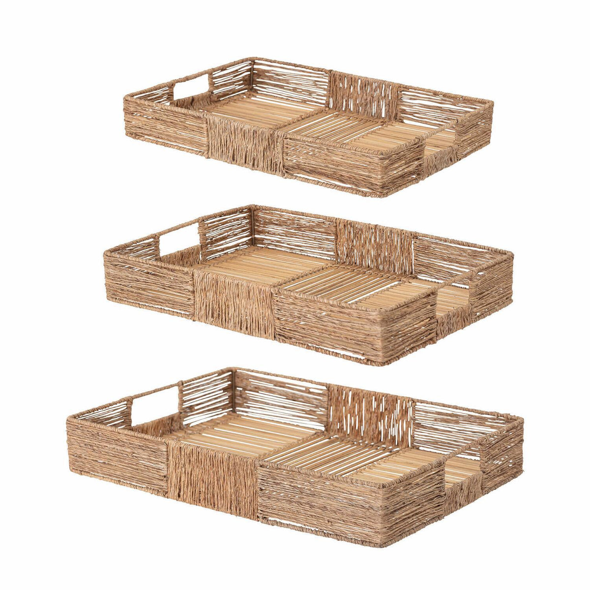 Tablett "Lecia" im 3er-Set (Natur)