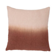 Kissenhülle 45x45 cm mit Farbverlauf beige zu braun