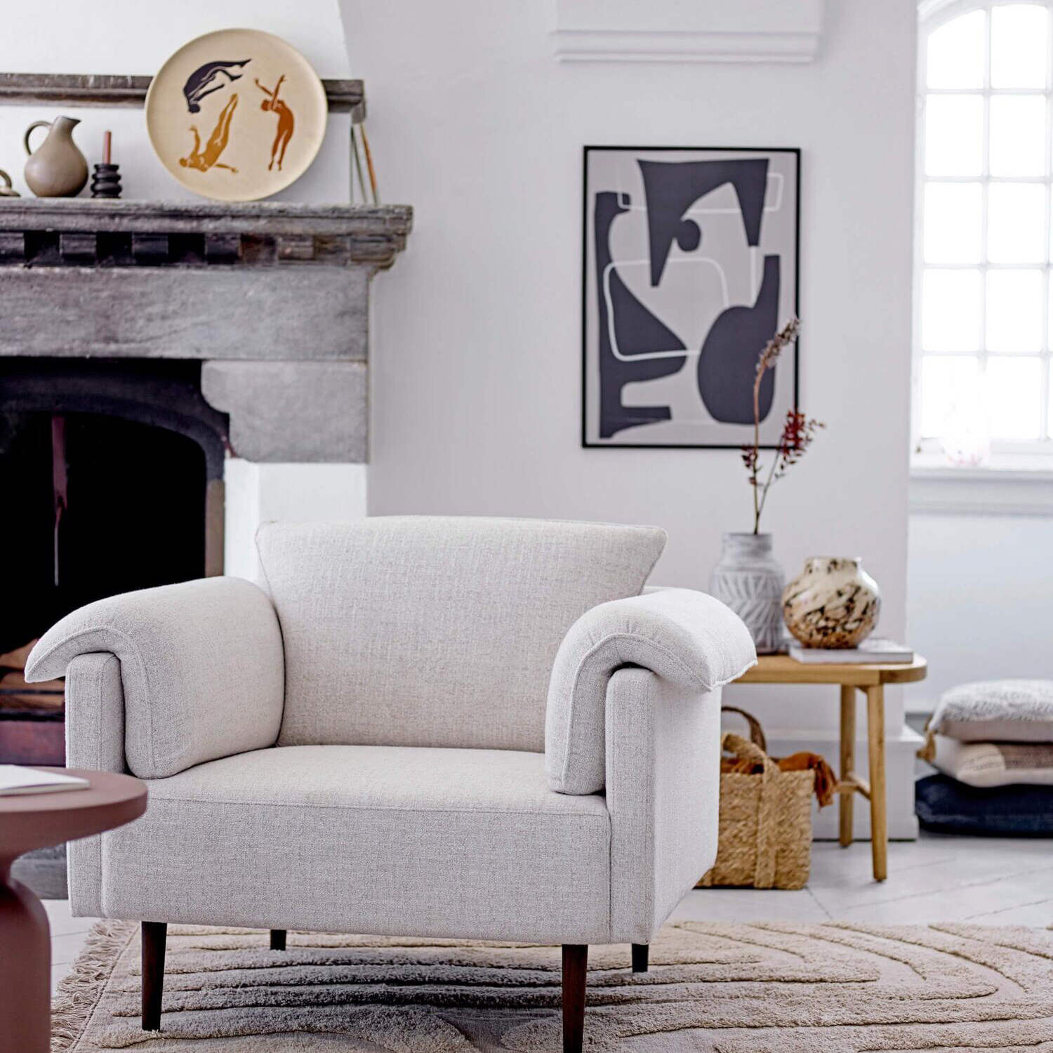 Vase "Saku" - 17x27,5 cm (Grau)