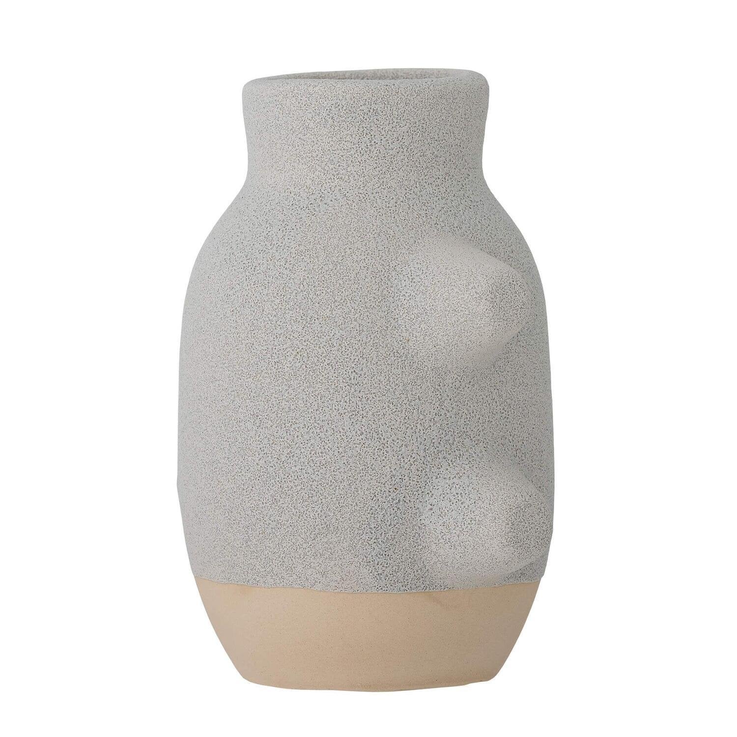 Vase "Birka" - 14x10x16 cm (Weiß)