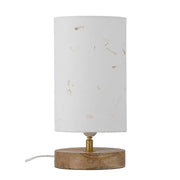 Tischlampe "Phu" - 15x28 cm (Weiß/Braun)