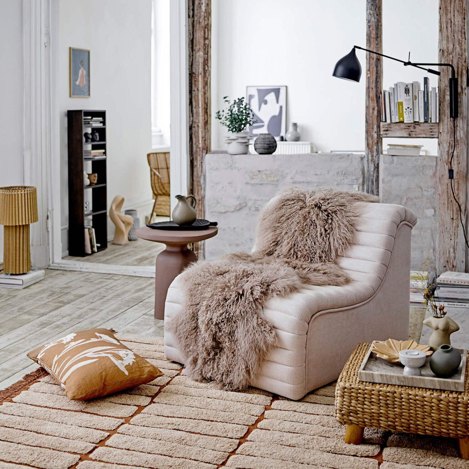 Teelichthalter "Imilia" - 9x8 cm (Weiß)