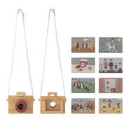 Spielzeugkamera "Dalton" im 5er-Set - 11x6,5x8,5 cm (Natur)