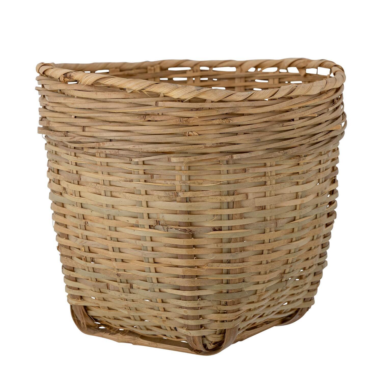Naturgeflecht-Korb, rechteckig, offene Oberkante, 25×22 cm