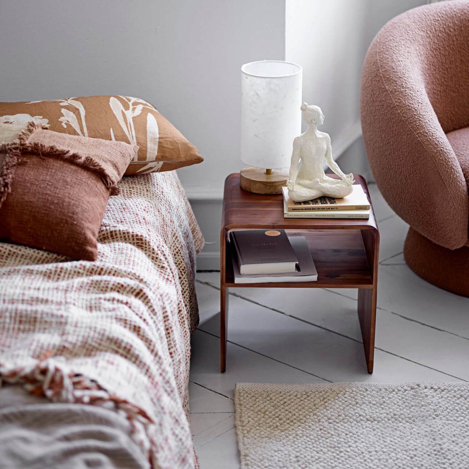 Überwurf "Giulia" - 150x125 cm (Natur)