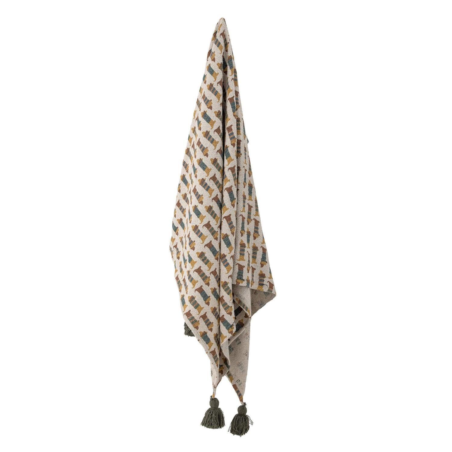 Decke "Charlie" - 160x130 cm (Braun)