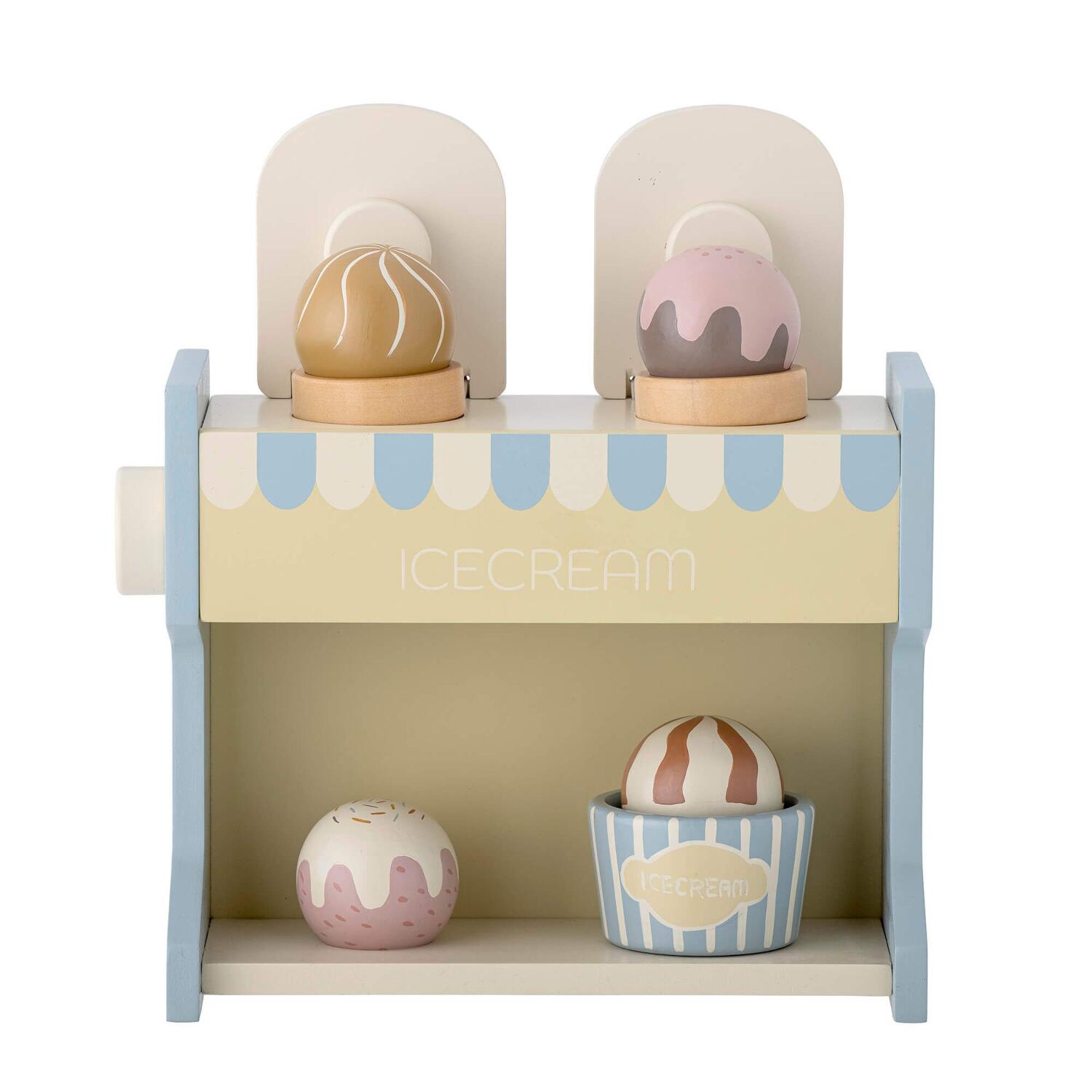 Eisstand "Vallie" im 8er-Set - 23x9x17 cm (Blau)
