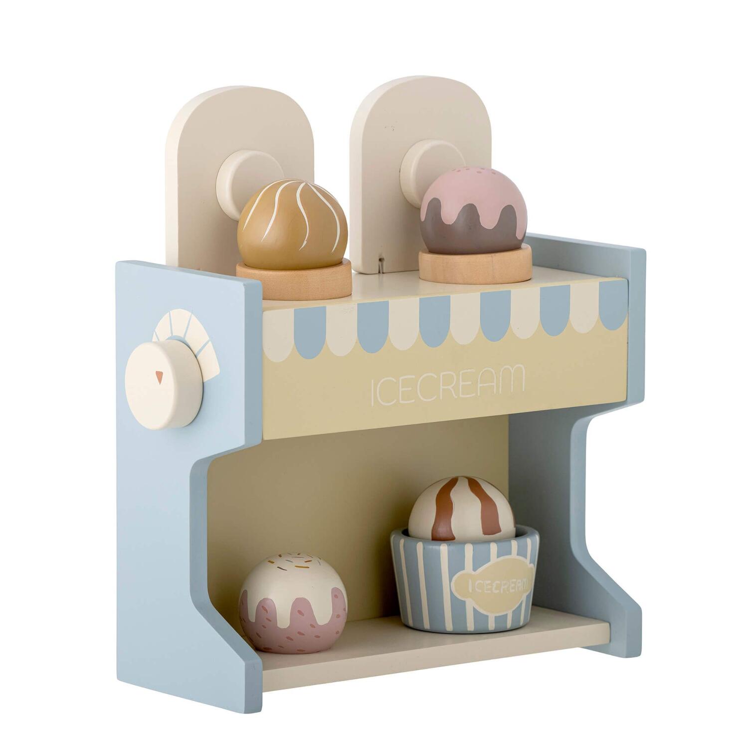 Eisstand "Vallie" im 8er-Set - 23x9x17 cm (Blau)