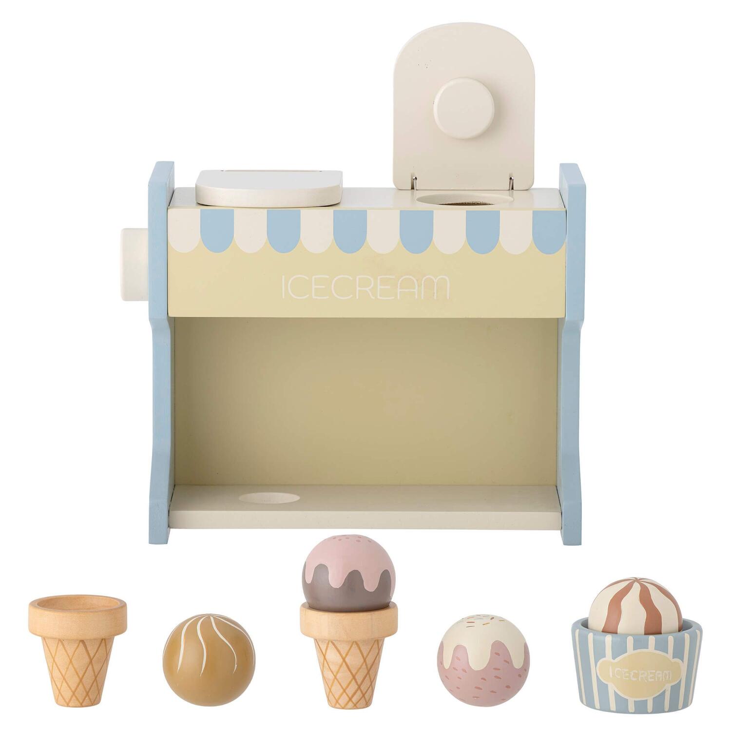 Eisstand "Vallie" im 8er-Set - 23x9x17 cm (Blau)
