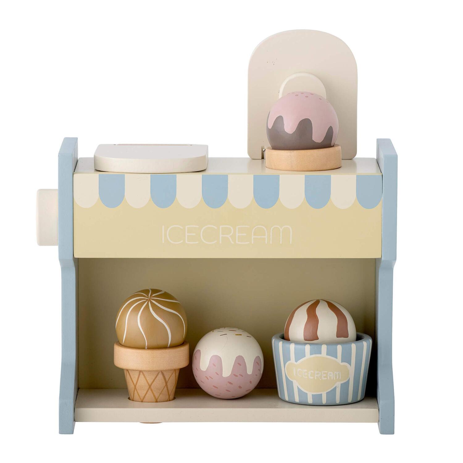 Eisstand "Vallie" im 8er-Set - 23x9x17 cm (Blau)