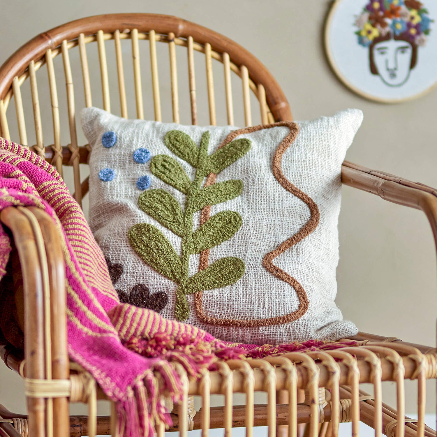 Kissen "Batley" - 45x45 cm (Natur)