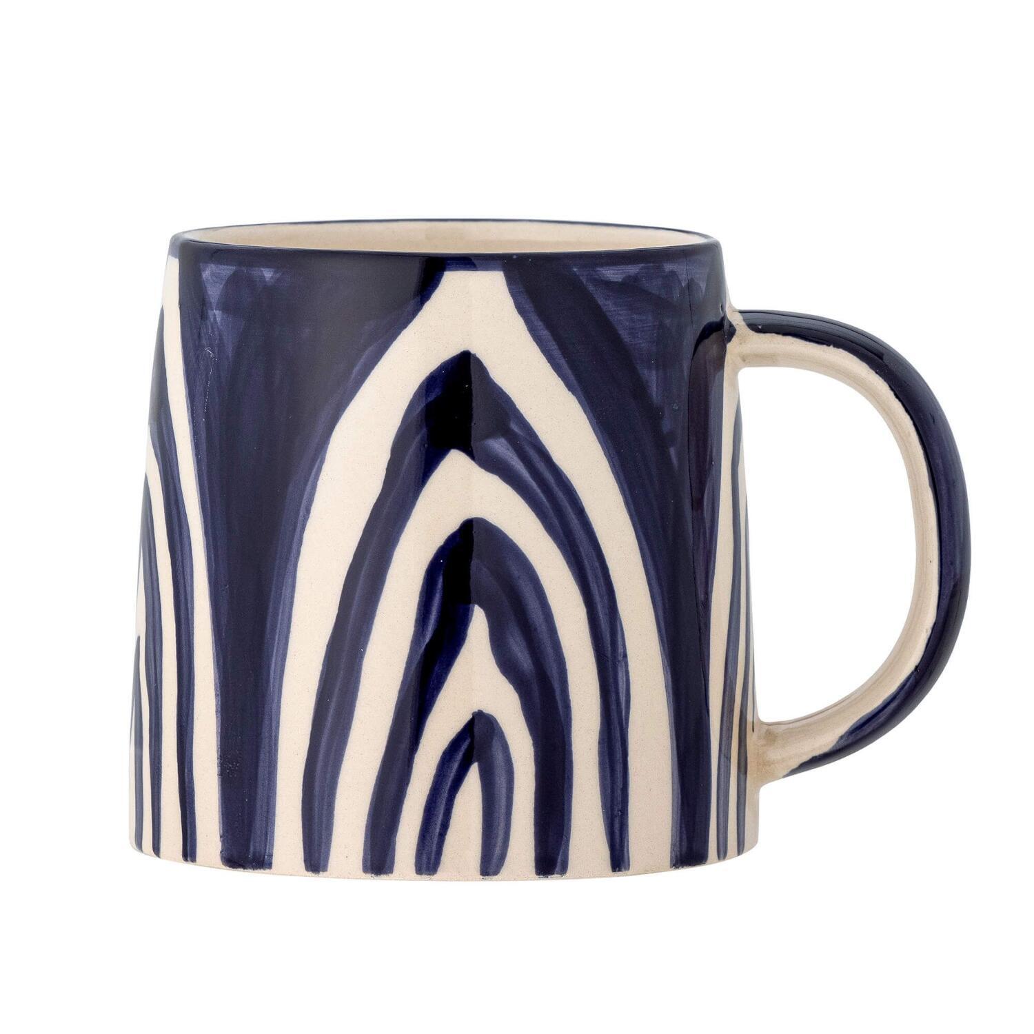 Tasse aus Steingut "Shama" - 515 ml (Blau)