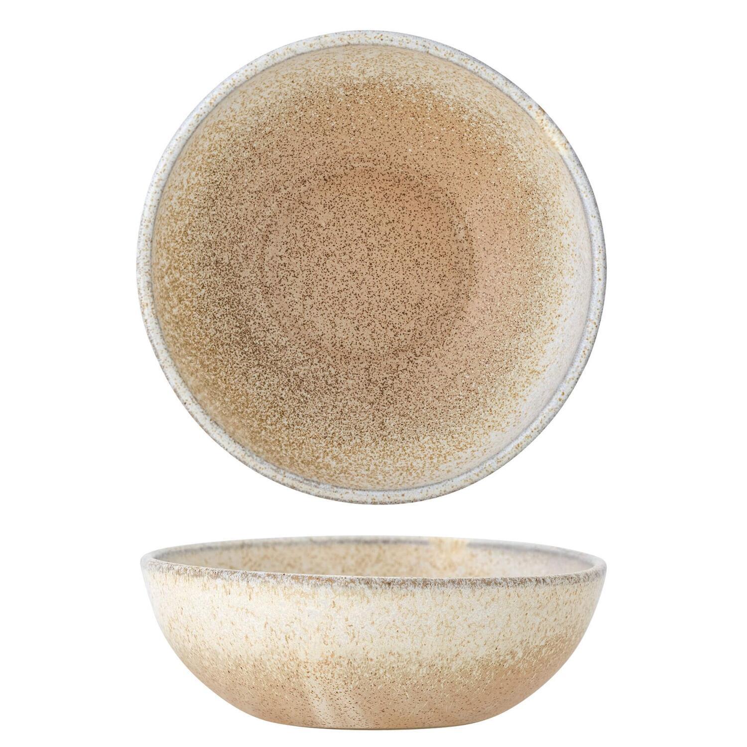 Schale/tiefer Teller "Paula" - 16 cm (Natur)