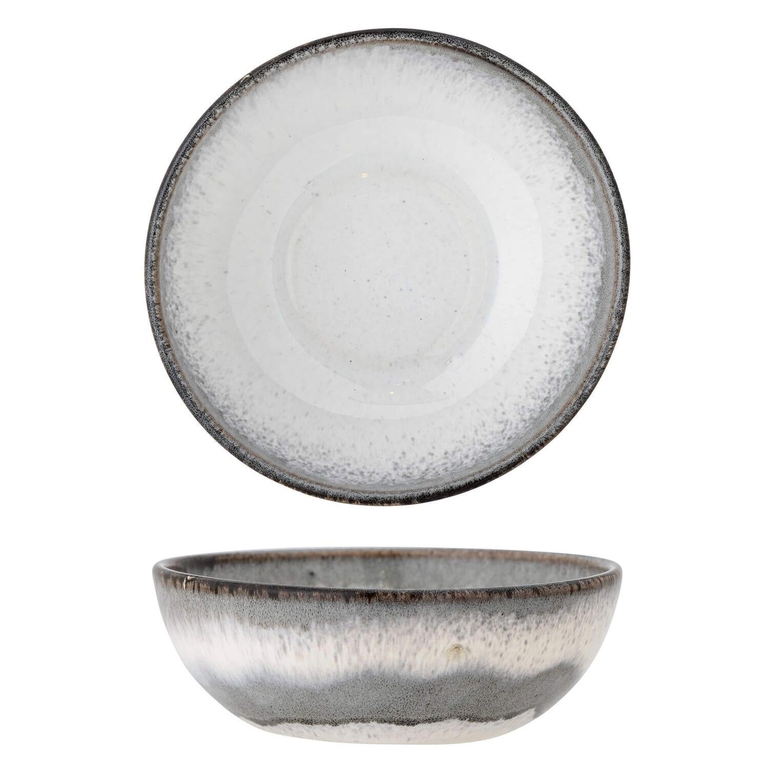 Schale/tiefer Teller "Paula" - 16 cm (Grau)
