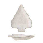 Servierplatte "Winter" - 22,5x17x3 cm (Natur)