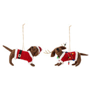 Ornament "Monty" im 2er-Set (Braun)