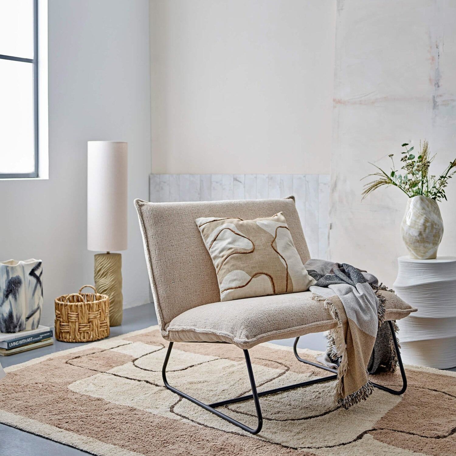 Kissen "Alton" - 45x45 cm (Braun)