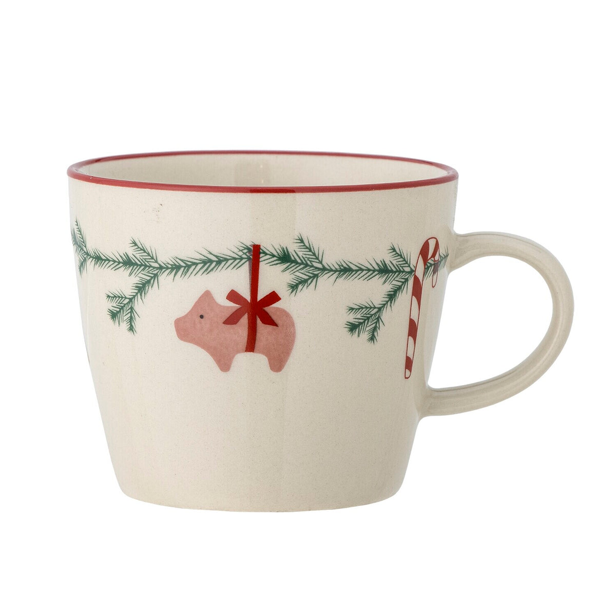 Becher "Yule" - 9,5x8 cm (Natur)
