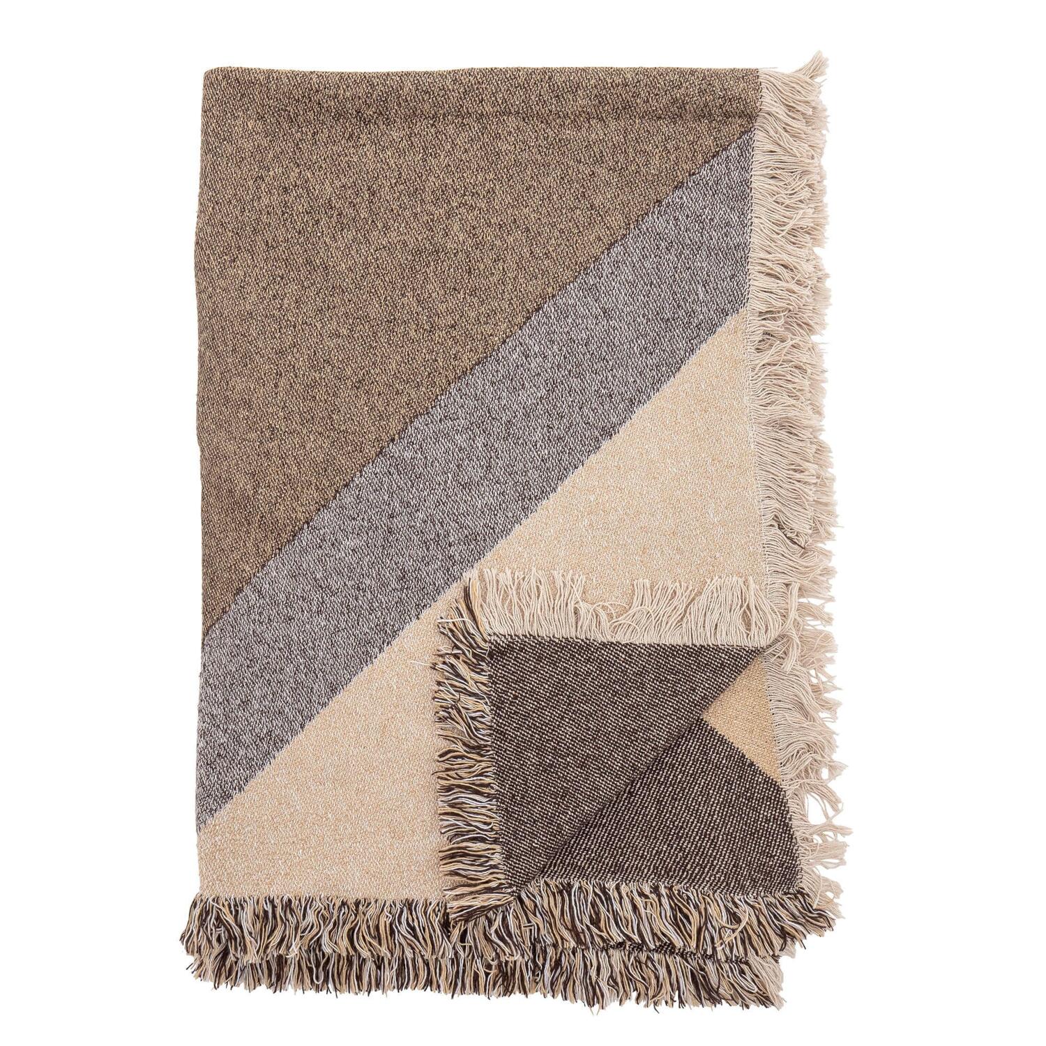 Decke "Abel" - 150x125 cm (Braun)