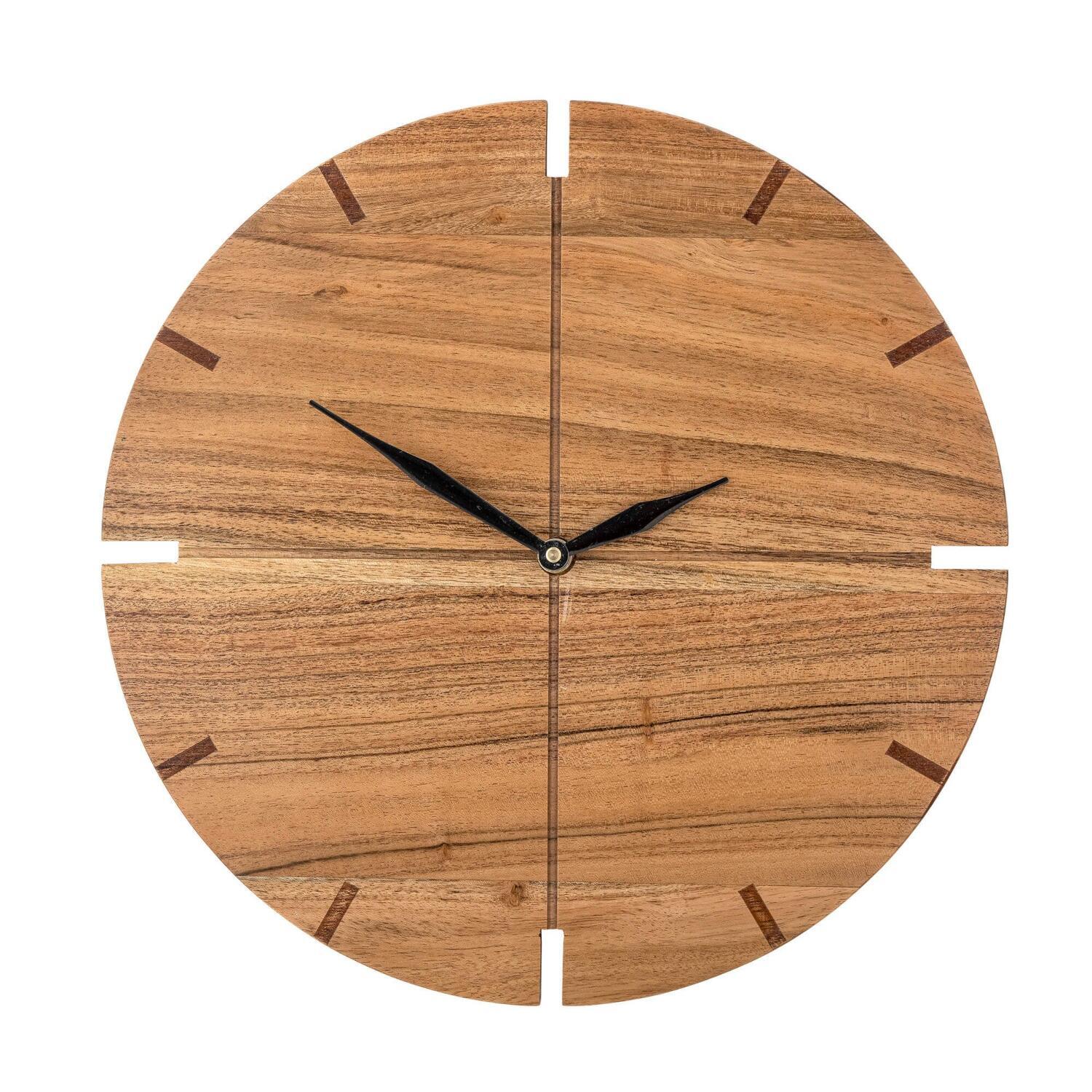 Wanduhr "Florina" - 30 cm (Natur)
