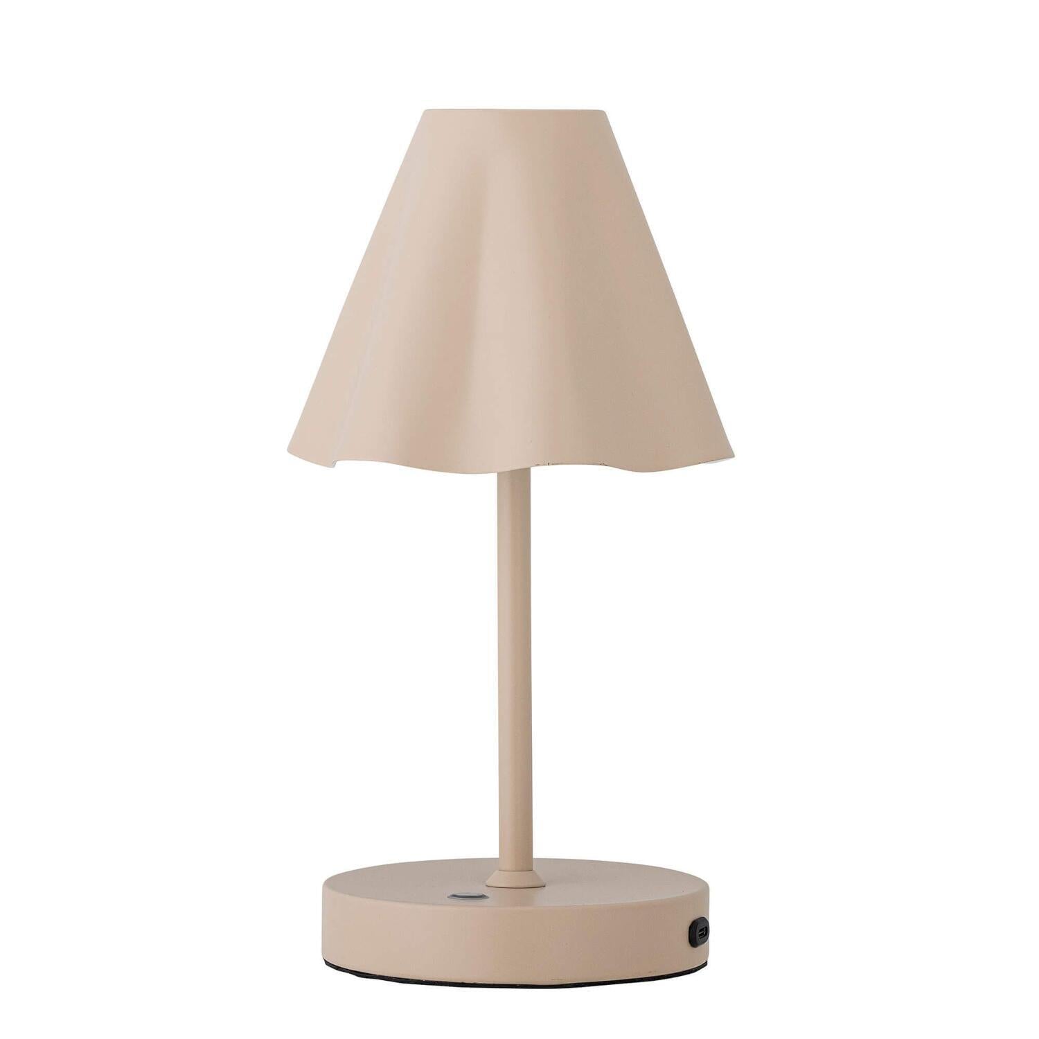 Lampe "Lianna" - 15x28x13,5 cm  (Beige)