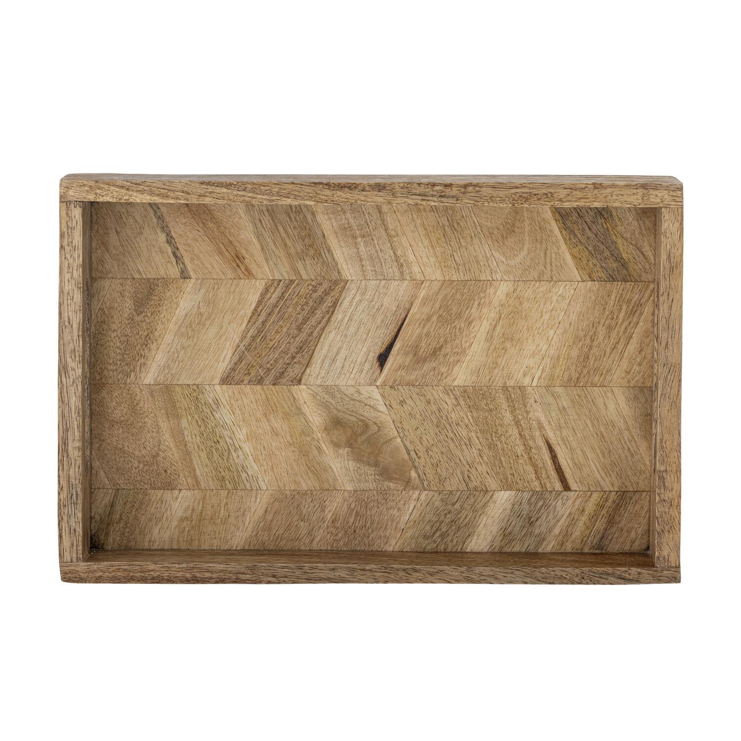 Serviertablett "Katalyn" - 30x20x6 cm (Natur)