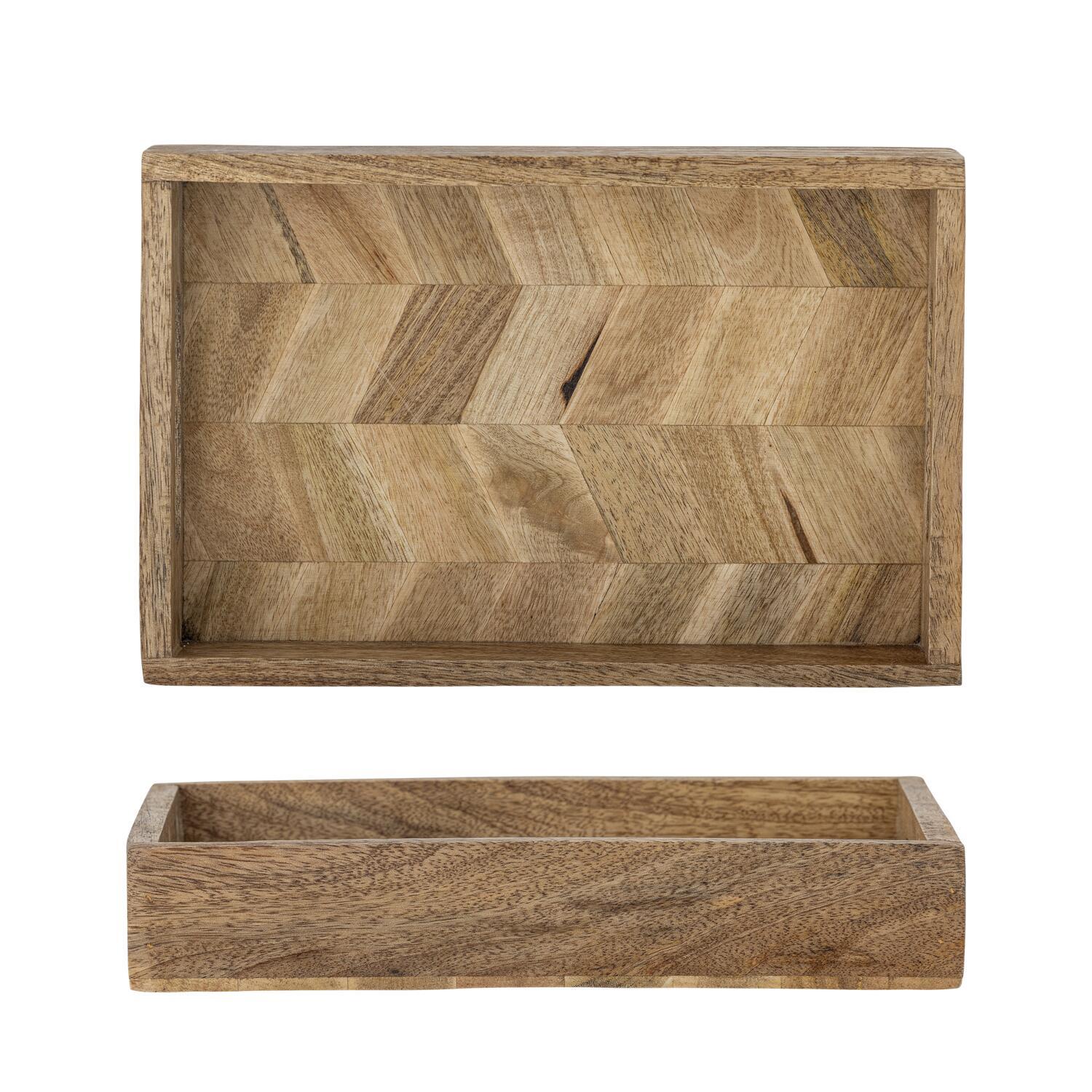 Serviertablett "Katalyn" - 30x20x6 cm (Natur)