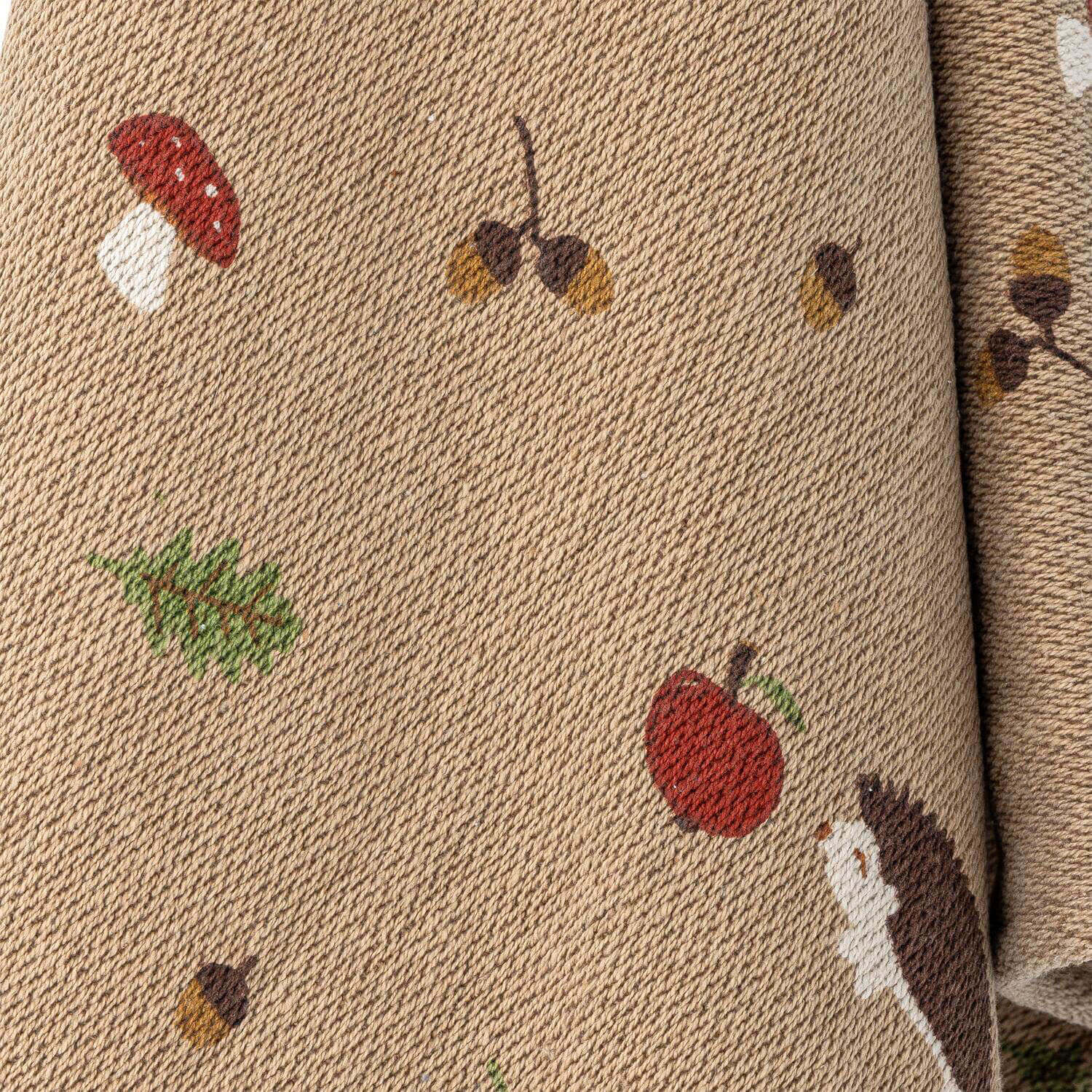 Decke "Fall" - 160x130 cm (Braun)