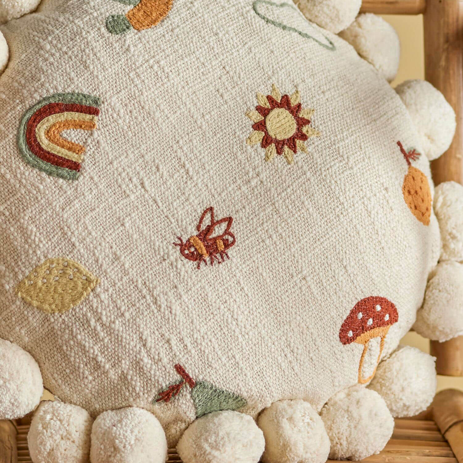 Kissen "Agnes" - 40 cm (Natur)