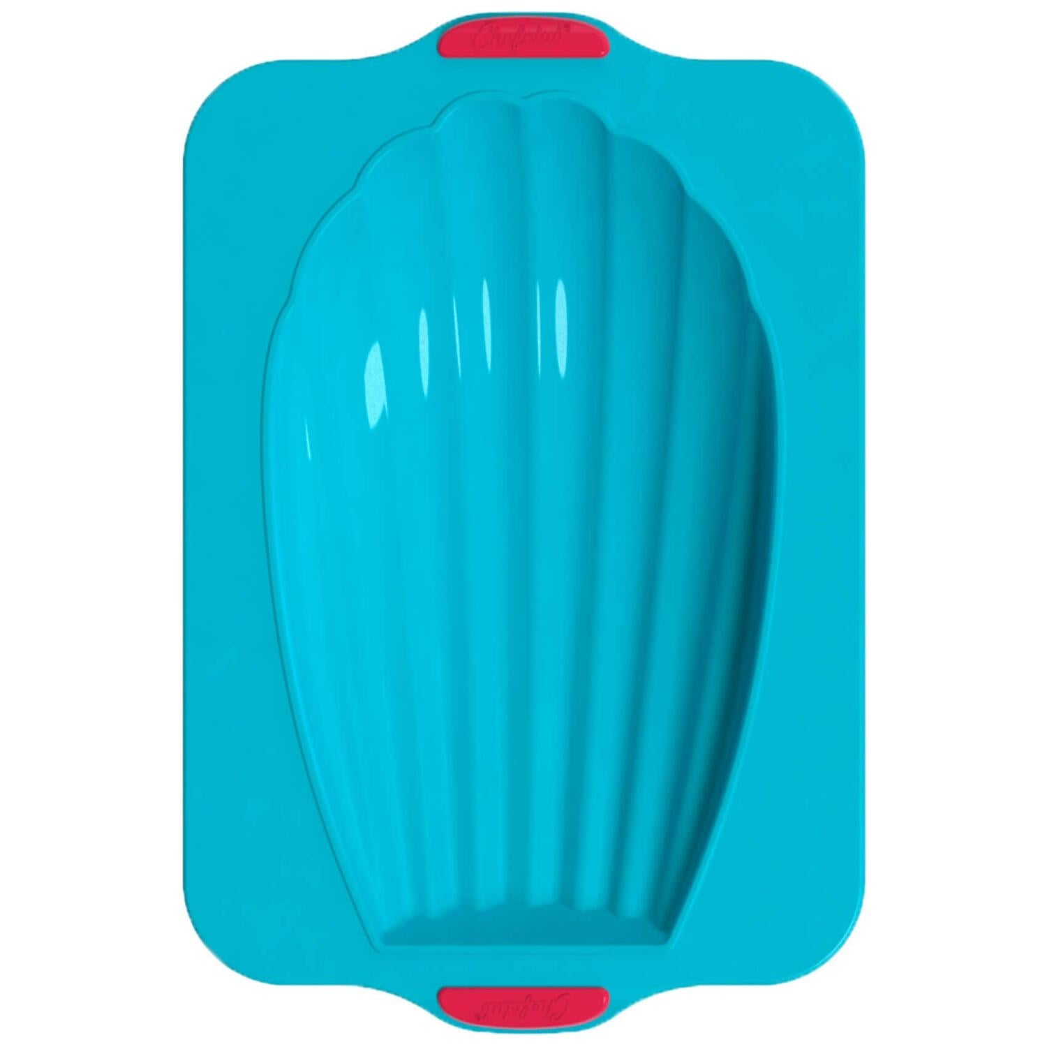 Madeleines-Backform aus Silikon - XXL (Blau)