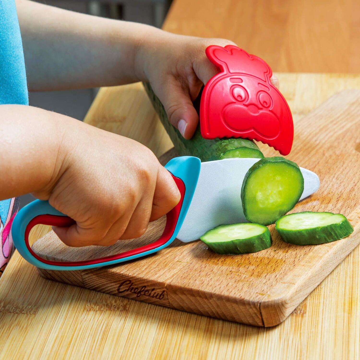 Messer für Kinder (Blau/Rot)