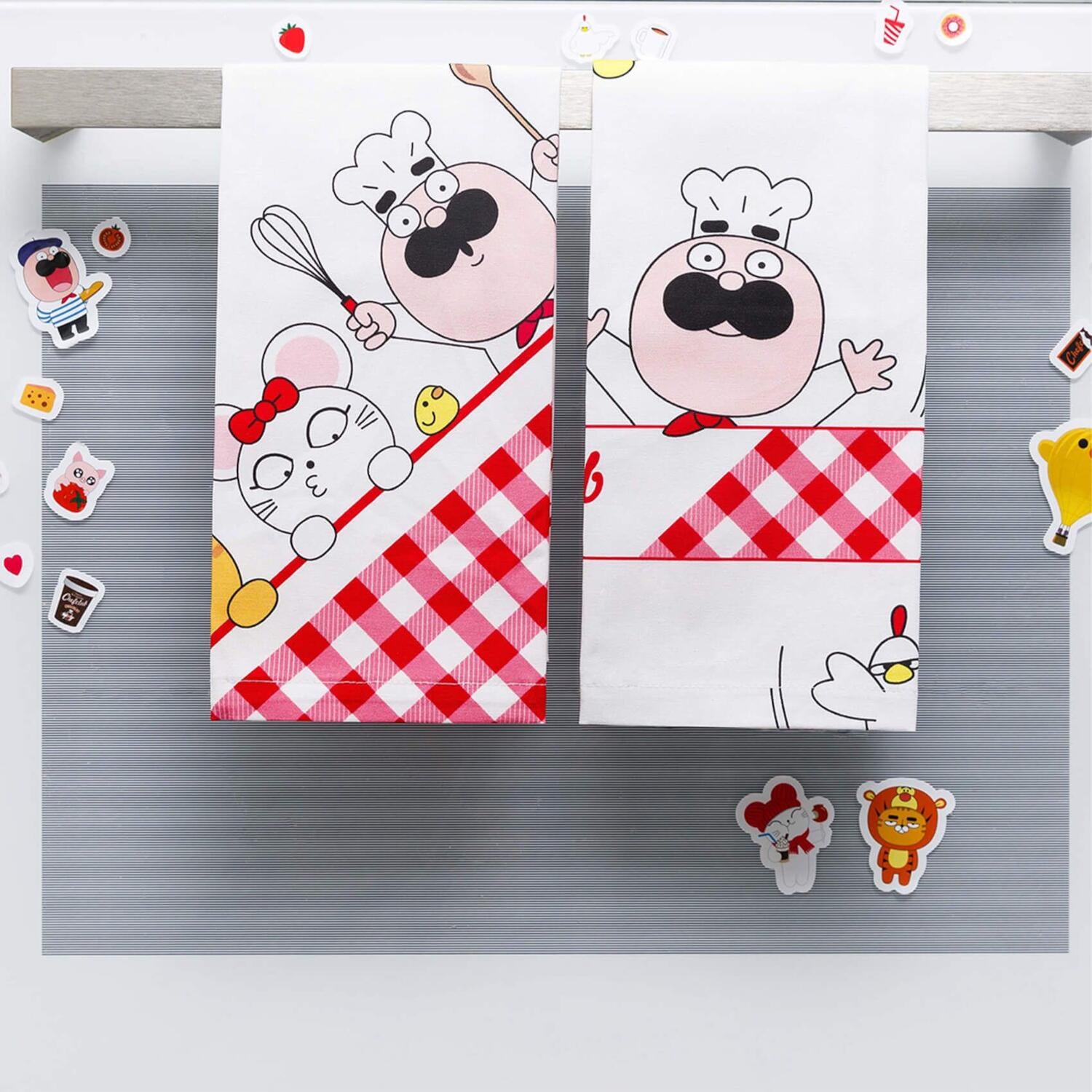 Geschirrtücher für Kinder im 2er-Set - 35x50 cm