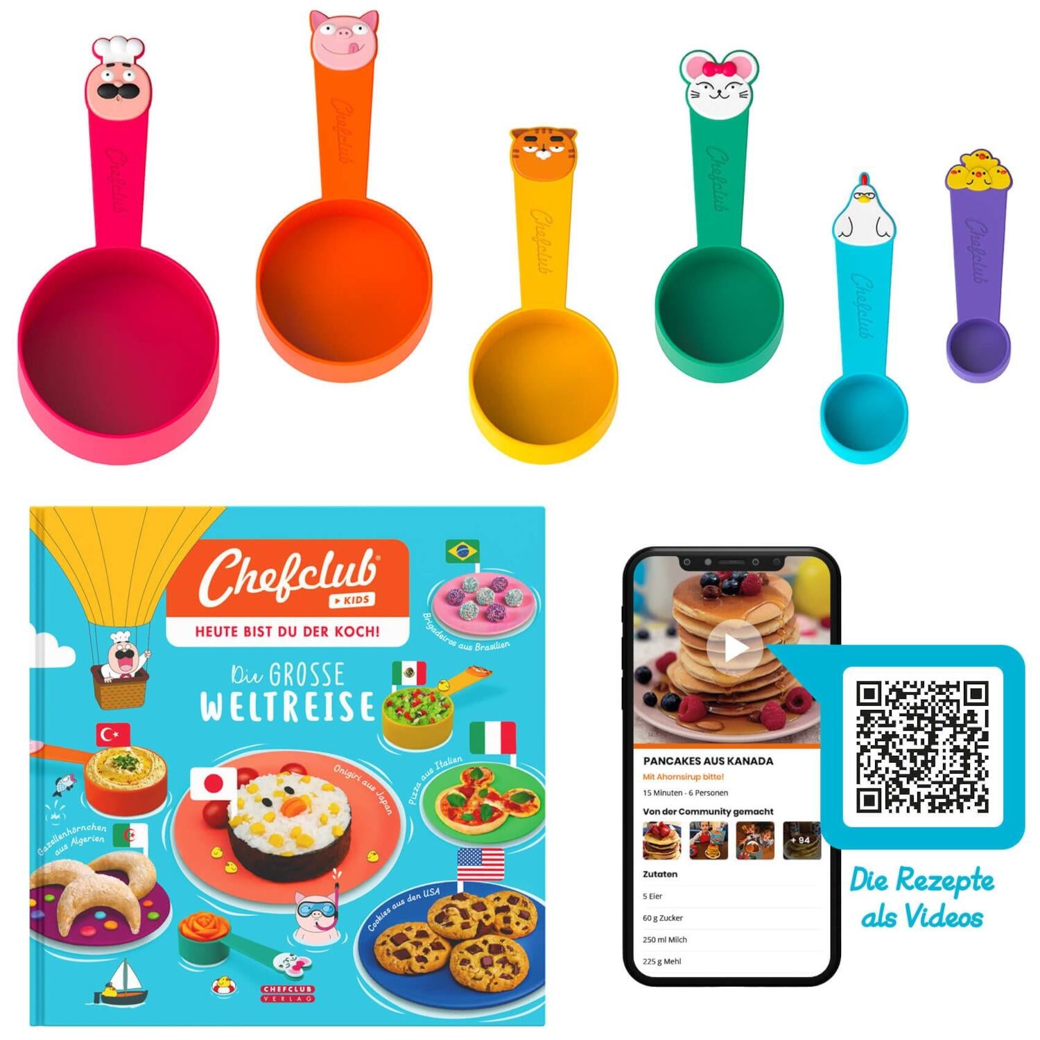 Koch- und Back-Set für Kinder "Küchenchef" - 5 tlg.