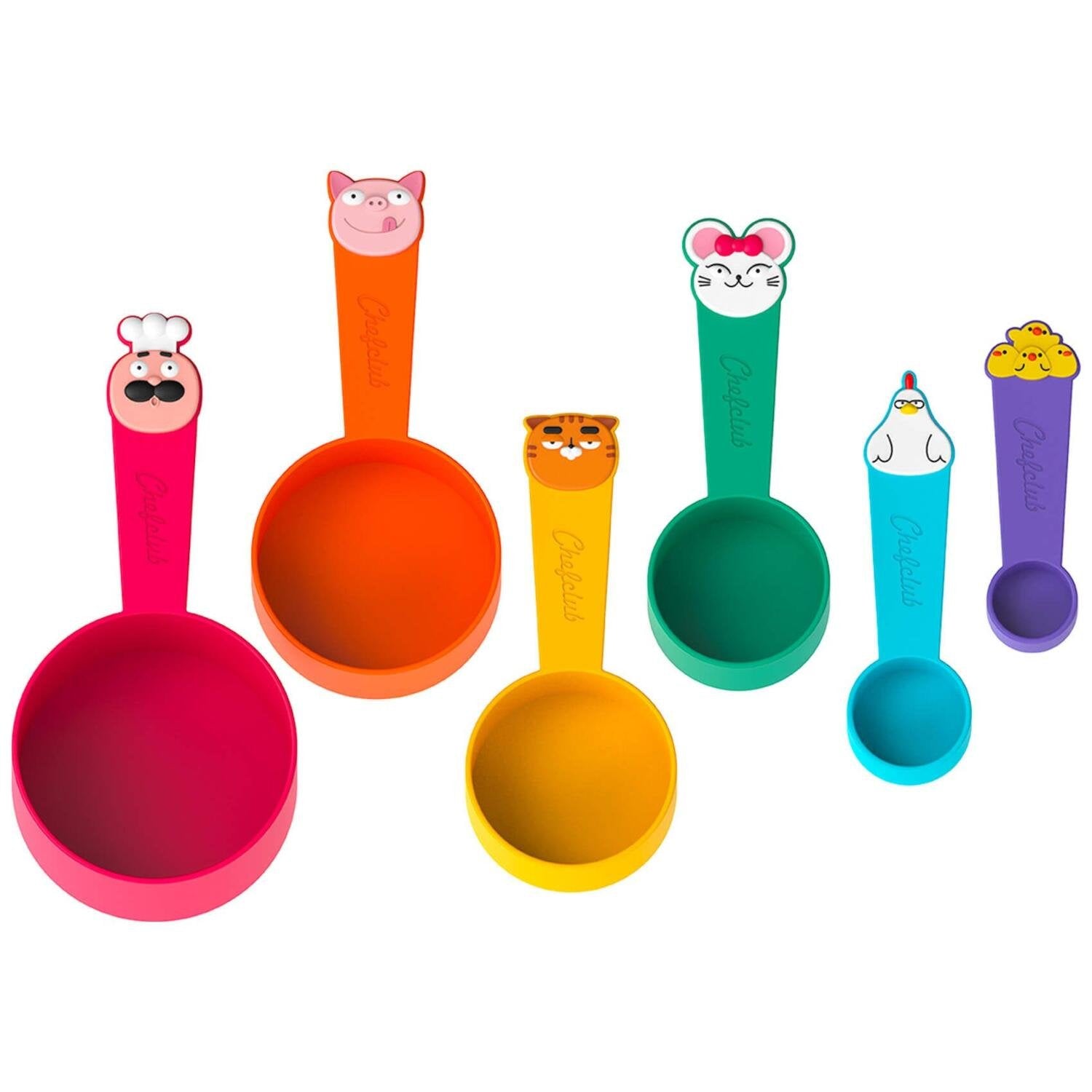 Messbecher-Set - 6-tlg. (Bunt)