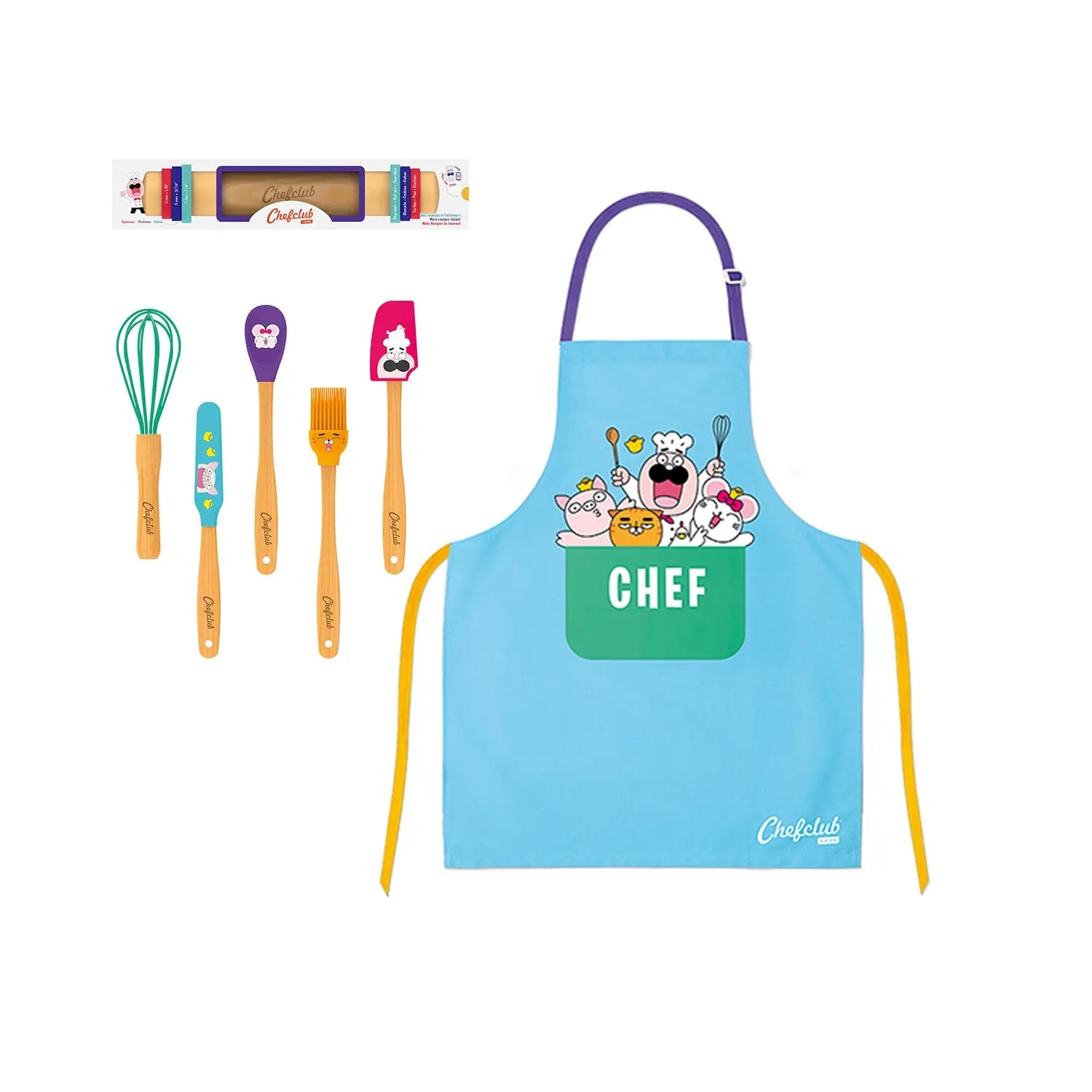 Koch-Set für Kinder "Sternekoch" - 3 tlg. Chefclub
