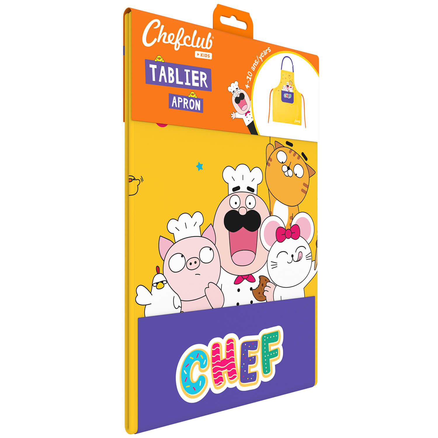Kinderschürze (Gelb)