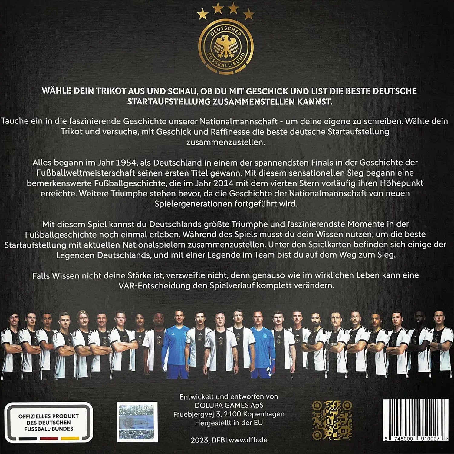 Das Original-Fanspiel Männer-Nationalmannschaft