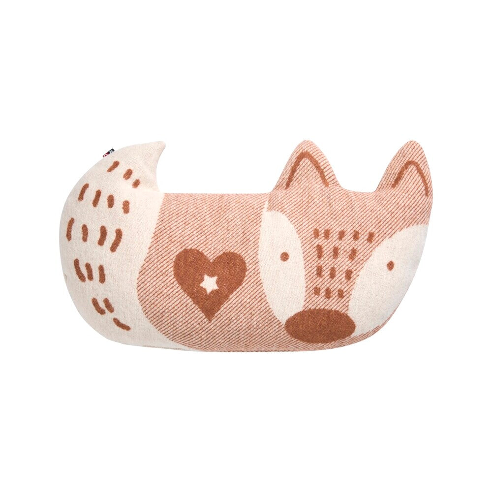 Kissen in Fuchs-Form "JUWEL" - 50x30 cm (Dunkelorange)