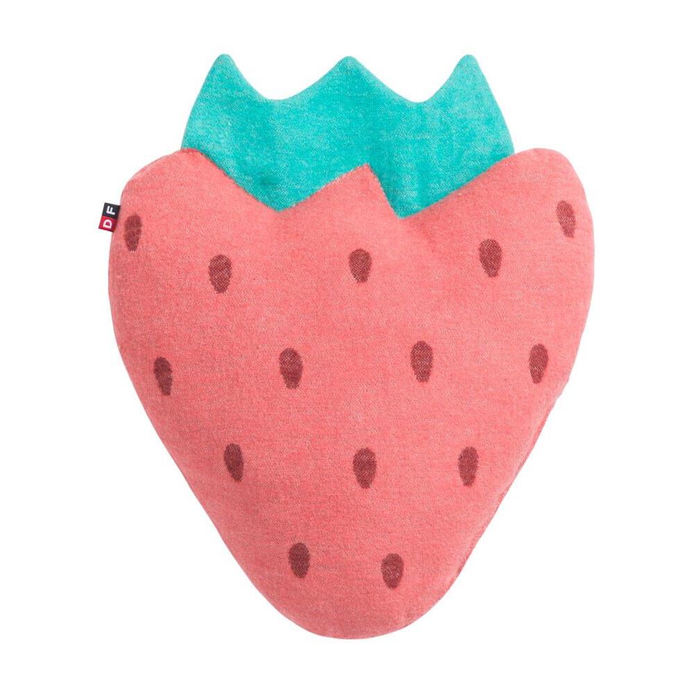 Kissen "JUWEL - Erdbeere" - 35x40 cm (Mattrot)