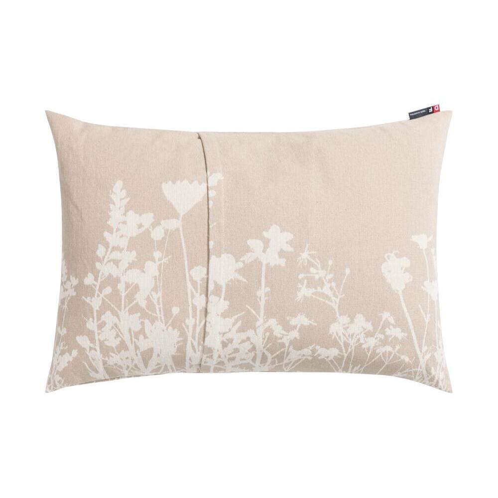 Kissen "PORTO - Blumen" - 60x40 cm (Natur)