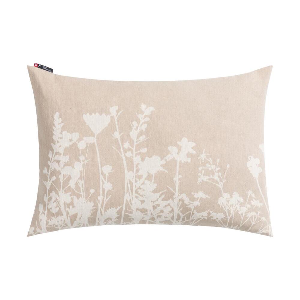 Kissen "PORTO - Blumen" - 60x40 cm (Natur)
