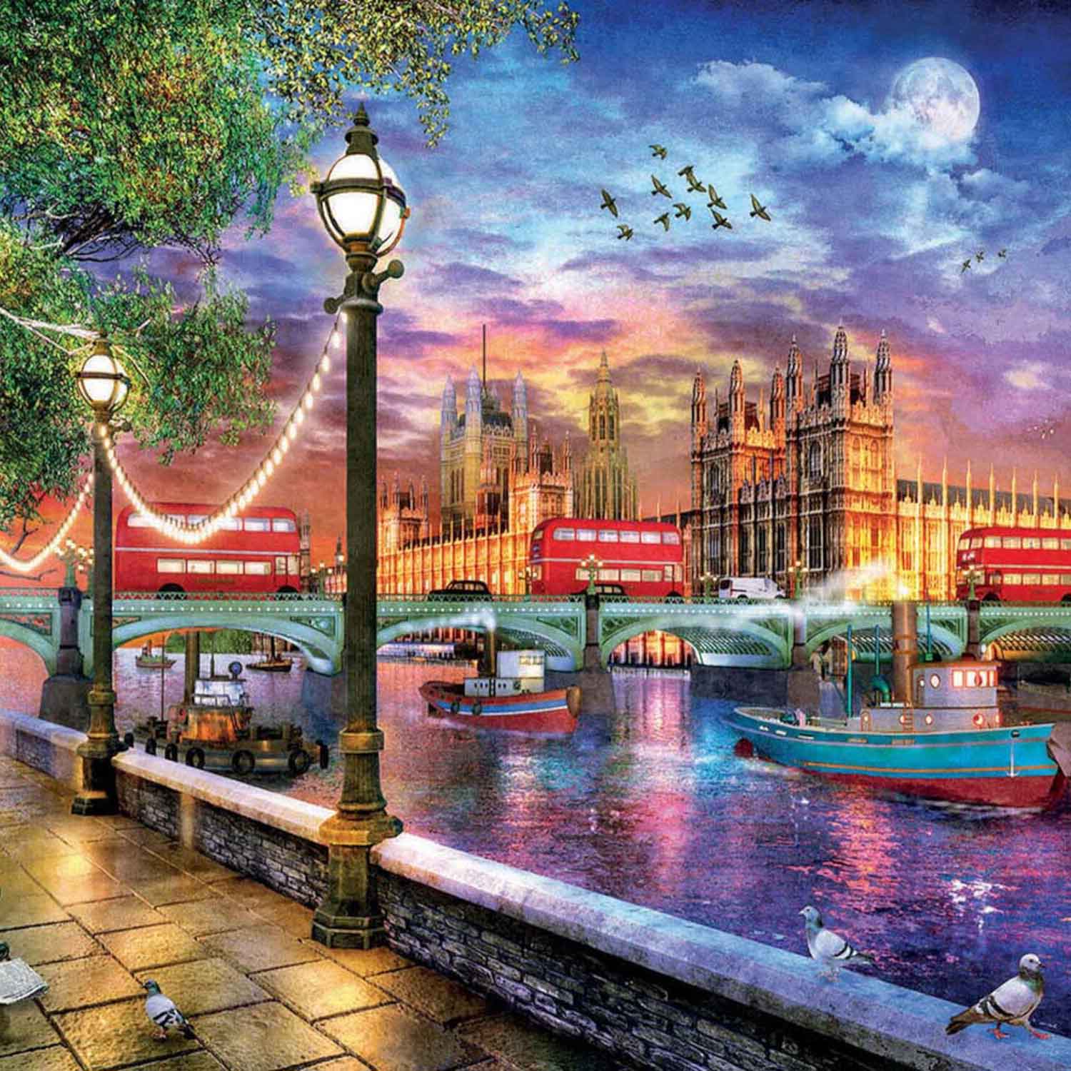 Sonnenuntergang in London