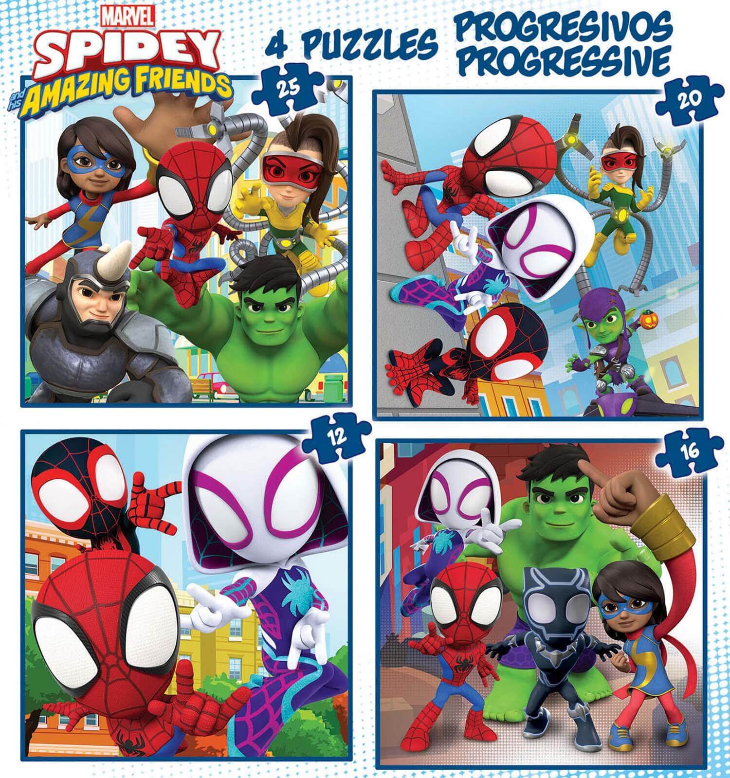Spidey & seine Super-Freunde - Progressive Puzzles