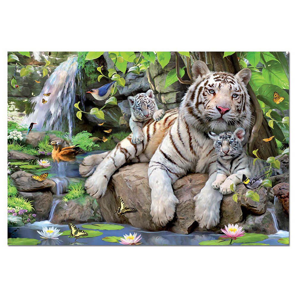 Bengalische weiße Tiger